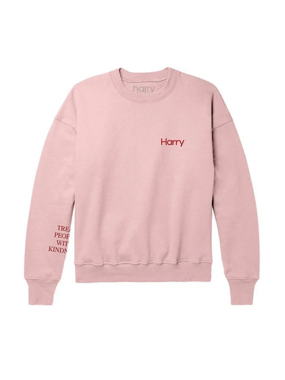 Harry Styles Pink Crewneck Sweatshirt